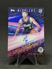 2025-26 TOPPS MIDNIGHT BASKETBALL ROOKIE HORIZON SIGNATURES NIQUE CLIFFORD #2/12