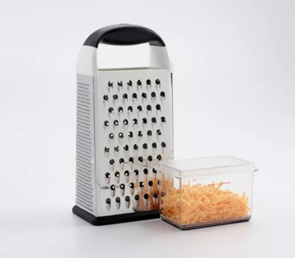 Rallador de caja OXO Good Grips rebanadas de rebanadas de acero inoxidable Foto 4 de 4