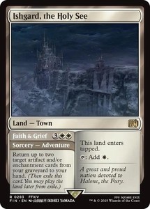 Ishgard the Holy See // Faith & Grief 283 Foil Rare Final Fantasy MTG