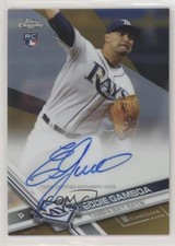 2017 Topps Chrome Rookie Gold Refractor 25/50 Eddie Gamboa #RA-EG Auto 00q0