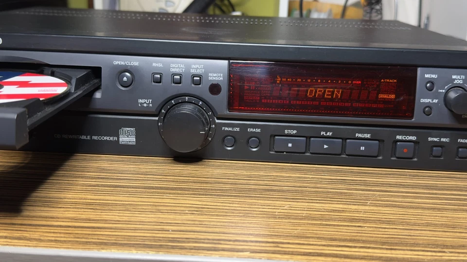 Tascam CD-RW700 CD Rewritable Recorder – For Parts or Repair - W/Remote - Image 2 of 4