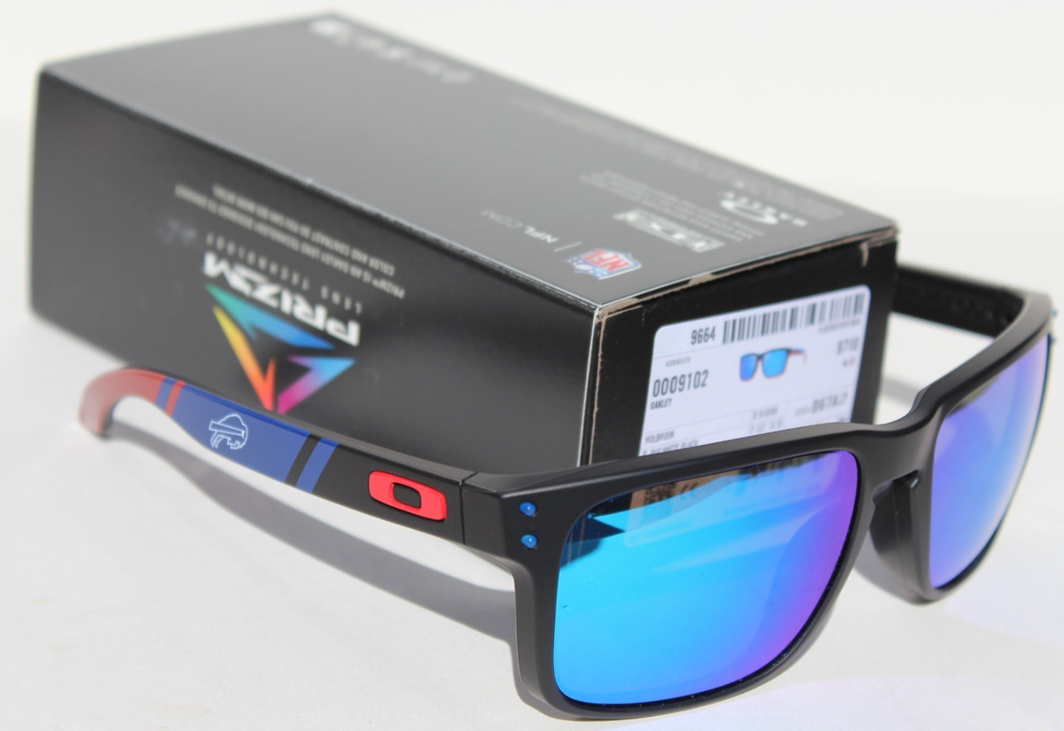 OAKLEY Holbrook Sunglasses NFL Buffalo Bills Prizm Sapphire OO9102