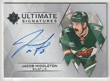 2023-24 UPPER DECK ULTIMATE COLLECTION SIGNATURES AUTO JACOB MIDDLETON MINNESOTA
