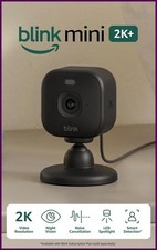 Blink Mini 2K  newest model   Plug-in Home  Pet Indoor Security Camera...