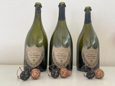 Dom Perignon 2013 leere 3 Flaschen Vintage Champagner mit Korken aus Japan