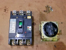 TECO T0-225E CIRCUIT BREAKER 3 POLE 125 AMP WITH HANDLE