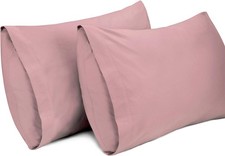 2 Pack Pillow Cases, 100 Cotton Breathable Pillowcases, 20"X 26" Standard Size,