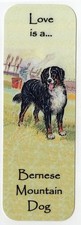 BERNESE MOUNTAIN DOG BEAUTIFUL DOG BOOKMARK SAME IMAGE BOTH SIDES GREAT GIFT