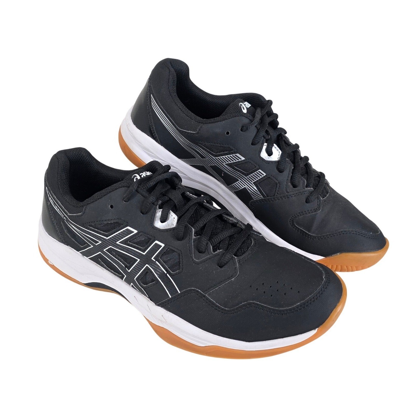 Asics Gel-Renma Mens 9.5 Black White Gum Pickleball Court Shoes 1071A068 thumbnail 13