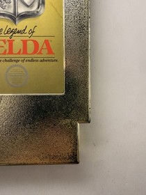 The Legend of Zelda Nintendo NES Gold Cart - Autentico - Testato