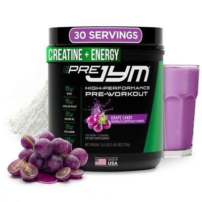 JYM Supplement Science Pre Grape 1.69 Pound (Pack of 1), 30 Servings