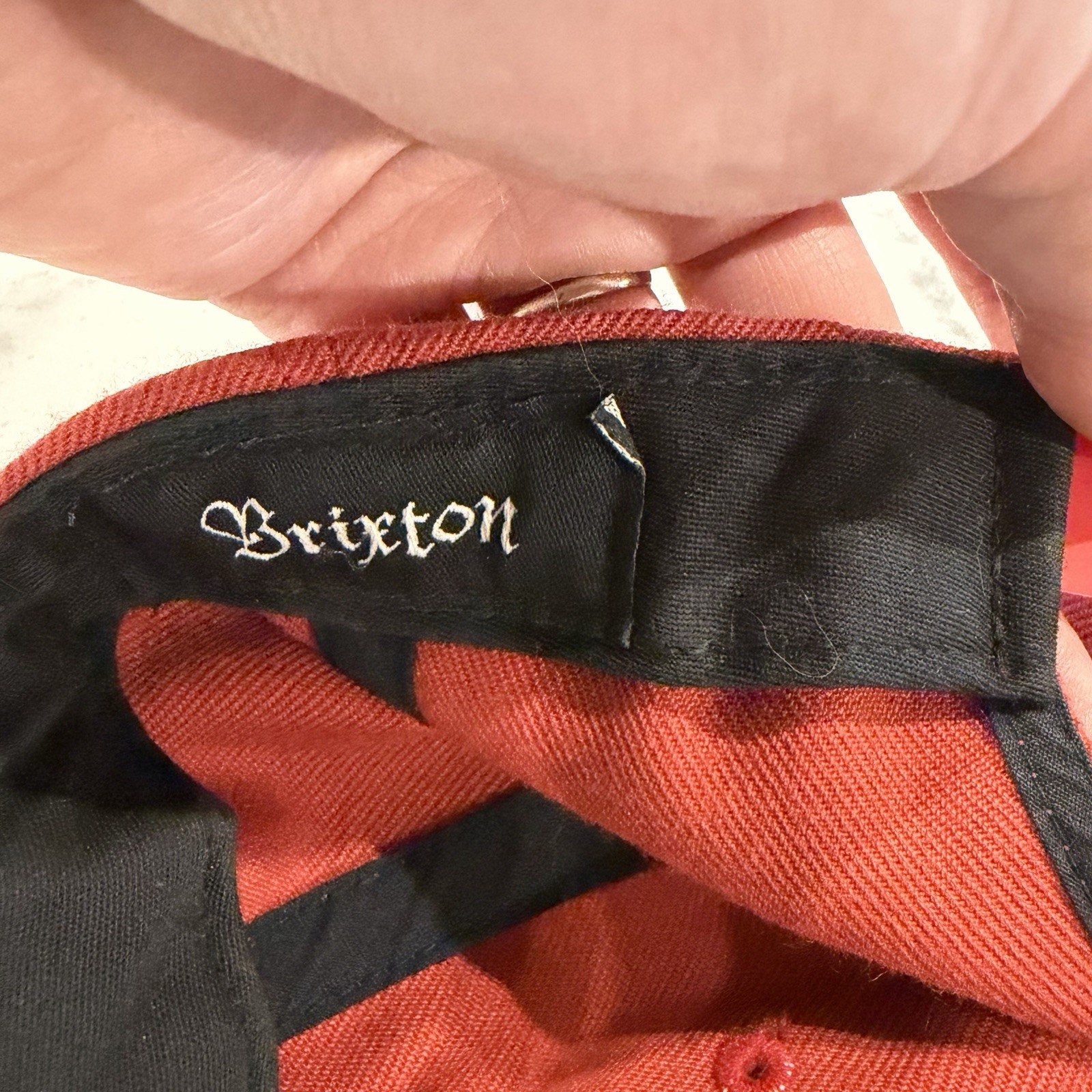 Brxtn Hat (SnapBack) One Size - Red EUC Streetwea… - image 3