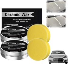 Titanium Ceramic Wax Cream, 2025 Strong Protection Car Coating Polishing Wax, La