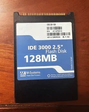 M-Systems IDE 3000 2.5" Flash Disk 128MB Industrial-Grade Flash Drive