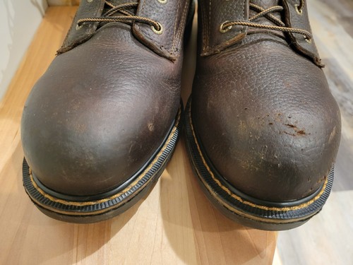 Mens Red Wing Irish Setter 83604 Brown Leather Steel Toe Work Boots Size 12 D - Picture 6 of 20