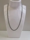 Sterling Silver Twisted Rope Necklace 16" 5.74g   R1S