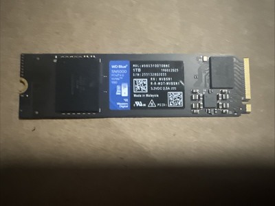 Western Digital WD 2280mm Blue SN580 1TB M.2 NVMe Gen 4.0 x 4 SSD WDS3F0010BNC