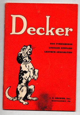 J C DECKER INC + BRADLEY E GRIMES CO DEALER CATALOG + PRICE LIST INSERTS  @1962