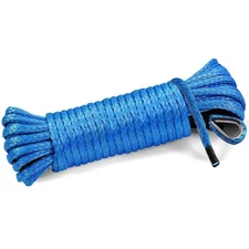 Synthetic Winch Rope ¼ inch x 50ft - Winch Cable Replacement with 8000 lbs