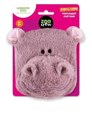 Hand-Puppet Cloth Book Pygmy Hippo by Make Believe Ideas 9781806830428 NEW