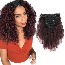ABH AMAZINGBEAUTY HAIR 4B 4C Afro Coily Clip-in Human Hair Extensions