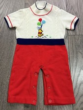 Sears Vintage Perma-Prest Winnie The Pooh Kids Jumpsuit See Measurements