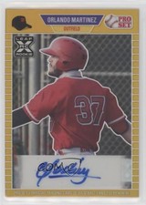 2021 Leaf Pro Set Metal 1989 Gold Rainbow 4/5 Orlando Martinez #PA-OM2 Auto uk2