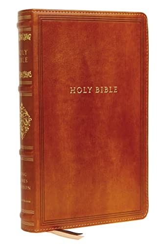 KJV, Personal Size Reference Bible, Sovereign Collection, Leathersoft, Brown, R - Image 3