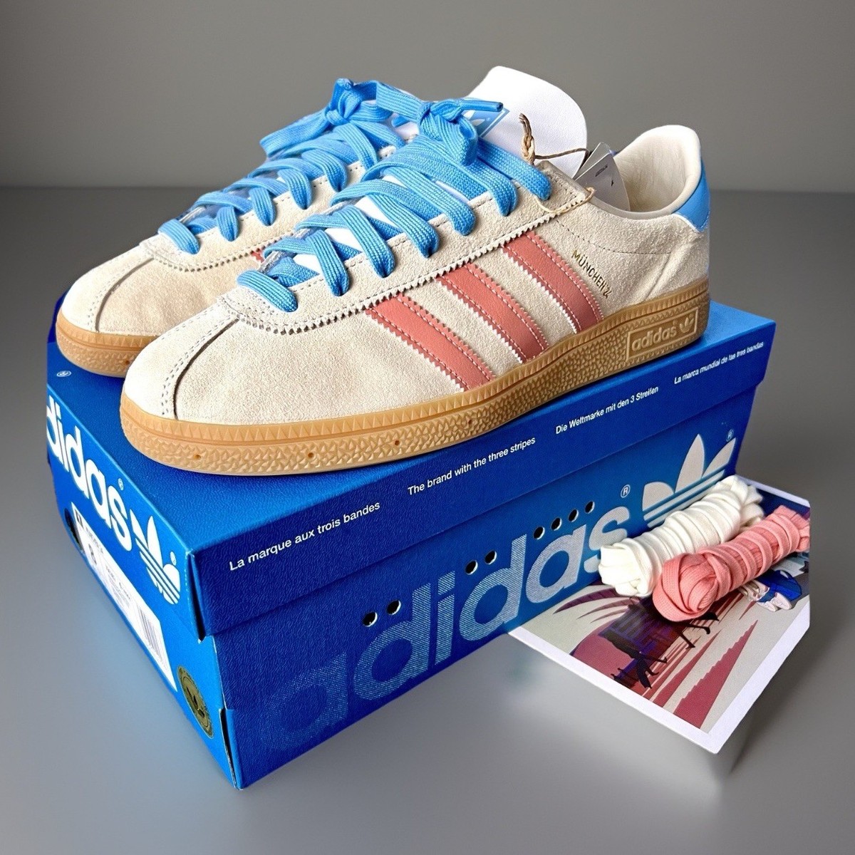 Munchen 24 Size 8 Mens Shoes ILG6282 Wonder Clay Blue