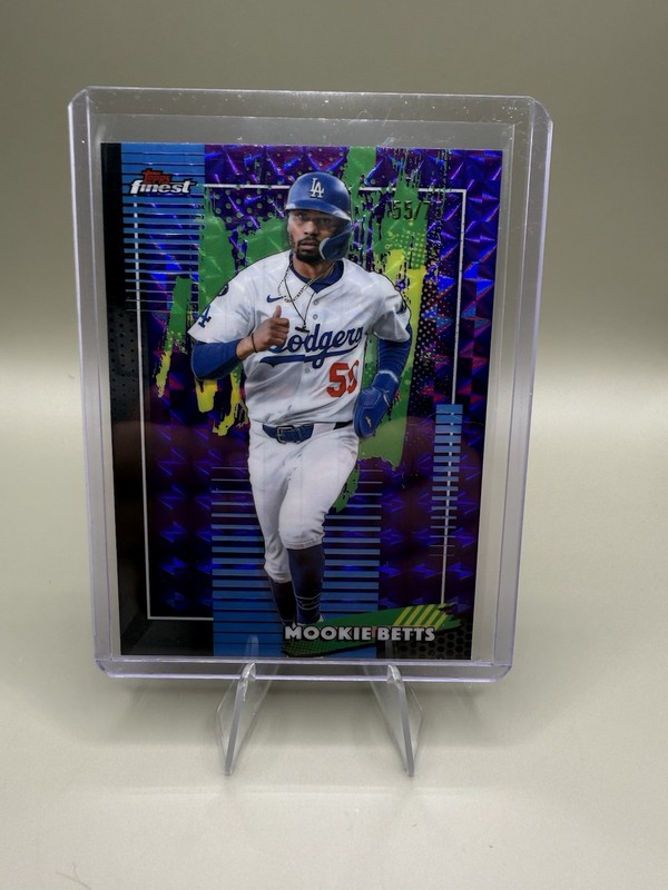 2026 Topps Finest Purple Geometric  Mookie Betts/75