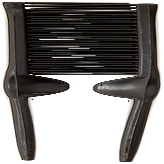 3 Row Styling Comb for Detangling, Defining and Separating Curls (Black ...