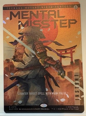   Mental Misstep FOIL  MTG TMNT Secret Lair  