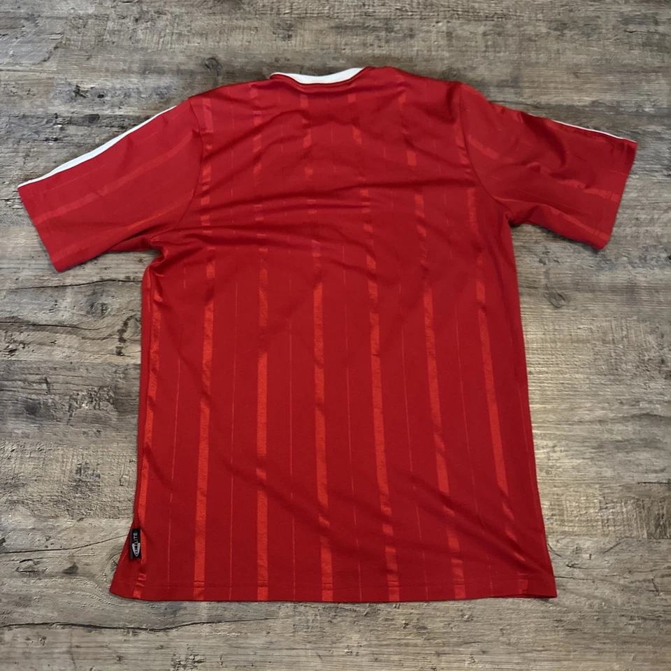 Adidas Niños Talla Pequeña Camisa Y Pantalones de Pista Rojo Negro Conjunto Foto 4 de 4