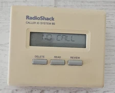 Radio Shack Caller ID System 80 Caller ID Display Box Beige Digital Vintage