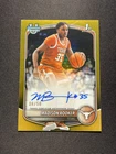 2025-26 Topps Bowman Chrome U Prospect Auto Madison Booker 1st Gold 8/50 XV44