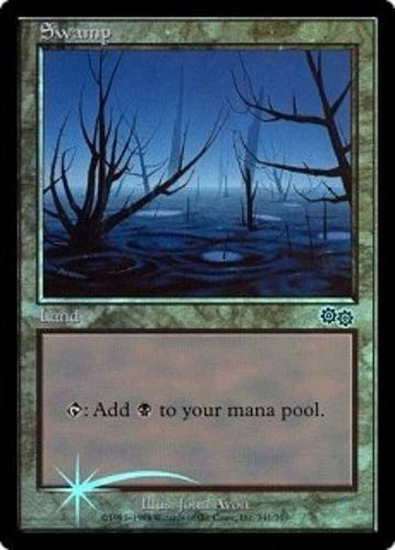 Land Foil Magic: The Gathering Trading Card Games Urza's Saga