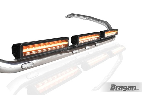 Roof Bar + Flush LEDs + 17" LED Spot Bar To Fit Volvo FMX Globetrotter XL 2021+ - Picture 4 of 12