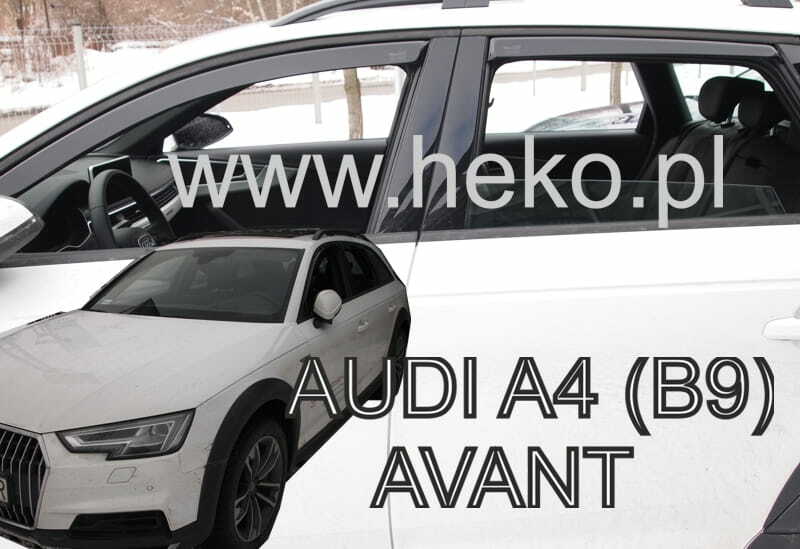For AUDI A4 B9 2016 > AVANT / ALLROAD Wind deflectors 4.pc set HEKO 10254 eBay