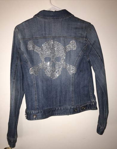 denim jacket with bling