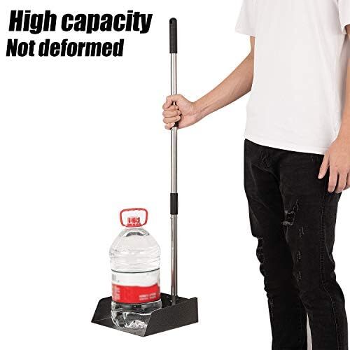 Dust Pans with Long Handle - 39” Heavy Duty Metal Upright Dustpan - Long Hand... - Picture 5 of 7