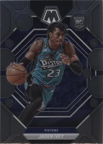 2022-23 Mosaic Jaden Ivey Razzle Dazzle RC Detroit Pistons SP PSA 