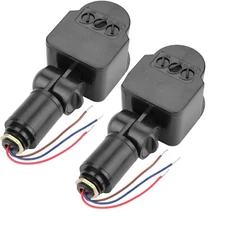 2pcs LED Infrared PIR Motion Sensor Detector Outdoor Wall Light Switch 85V~265V