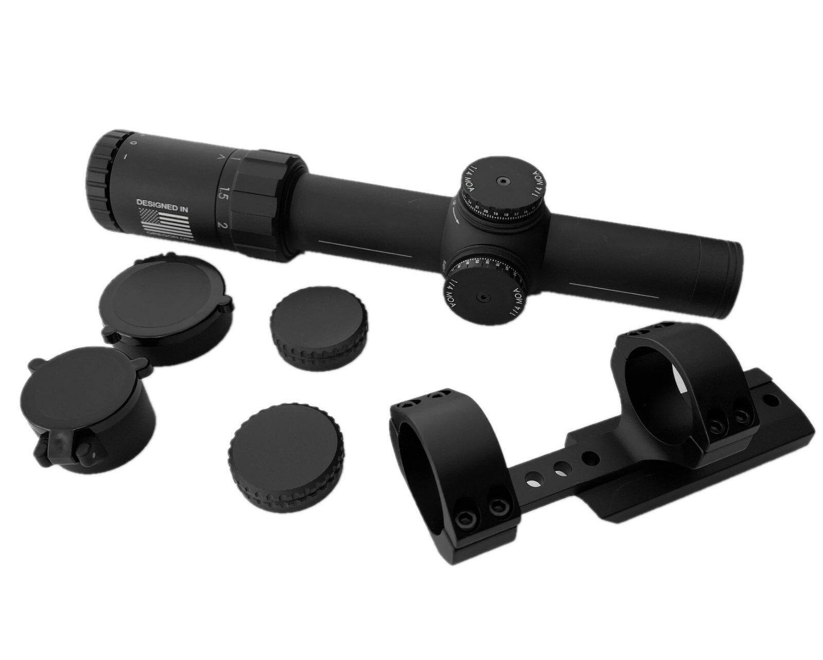 ADE Advanced Optics1-8x28 Rifles scope with FFP Reticle with 34mm Tube ...
