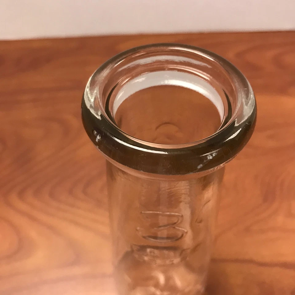 Vintage Milk Bottle Half Pint 3 Cent Store Bottle - Image 4 of 4