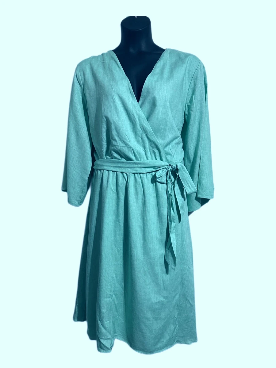 Ashley stewart wrap dress clearance