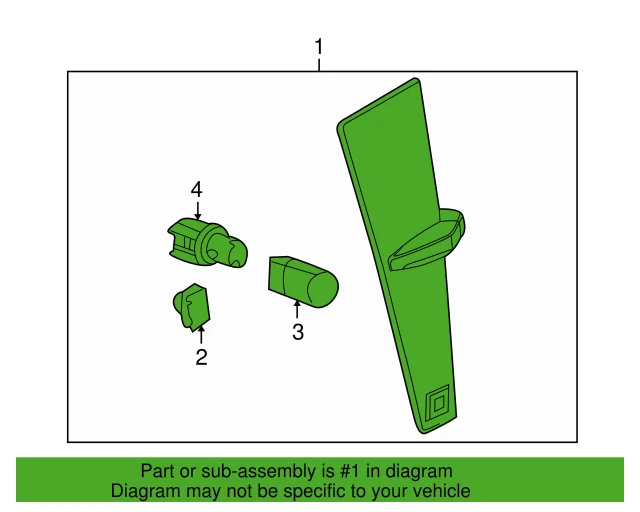Nuevo conjunto de señal de giro delantera GM 2010-2012 Cadillac SRX Foto 3 de 4