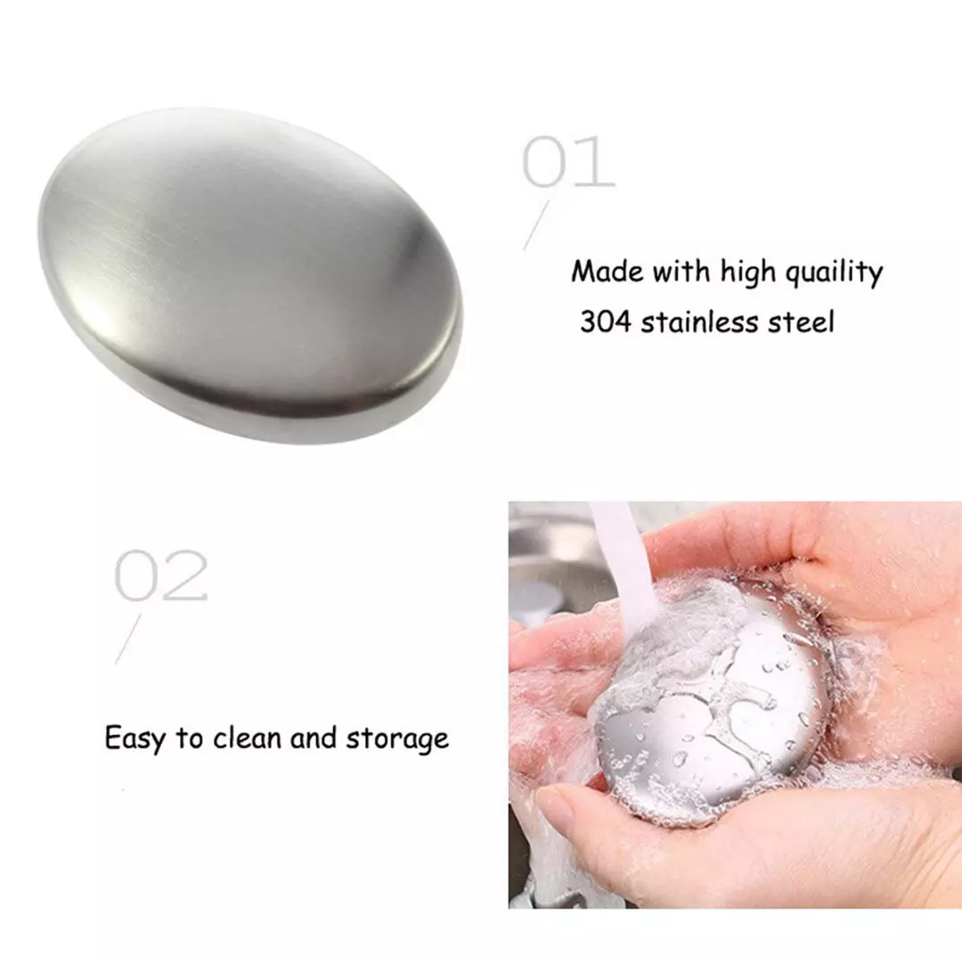 Magic Soap Odor Remover Stainless Steel Soap Kitchen Bar Eliminating Odor  Remover