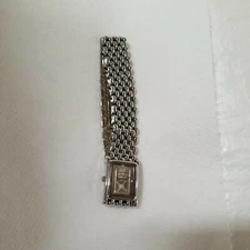 Stauer 925 Sterling Silver Quartz Rectangular Ladies Watch