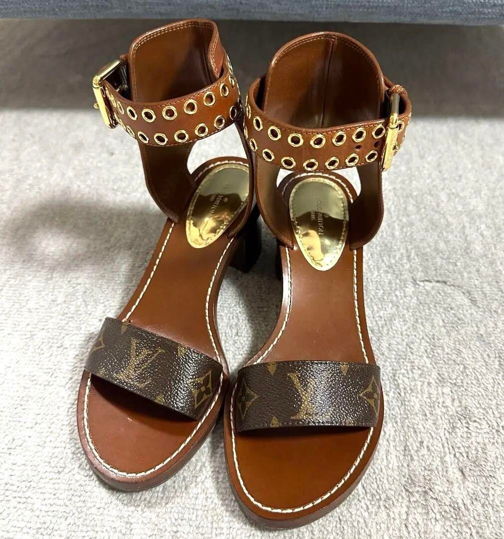 LOUIS VUITTON サンダル　パンプス　ミュール　37 LOUIS VUITTON サンダル パンプス ミュール 37