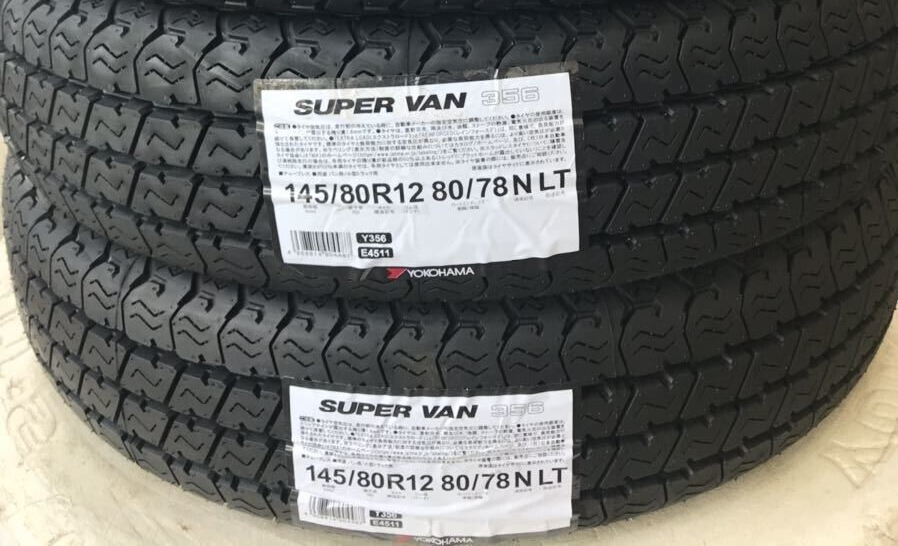 JDM YOKOHAMA SUPER VAN Tire Y356 145 80R 12 80 78 145R12 6PR JDM YOKOHAMA SUPER VAN Tire Y356 145 80R 12 80 78 145R12 6PR